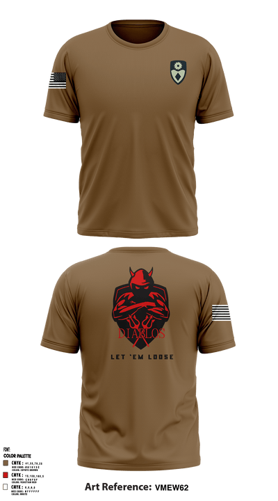 3rd PLT Diablos 55800262 Short Sleeve Performance Shirt - 4