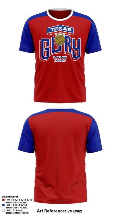 Texas Glory 84005376 Short Sleeve Performance Shirt - 1