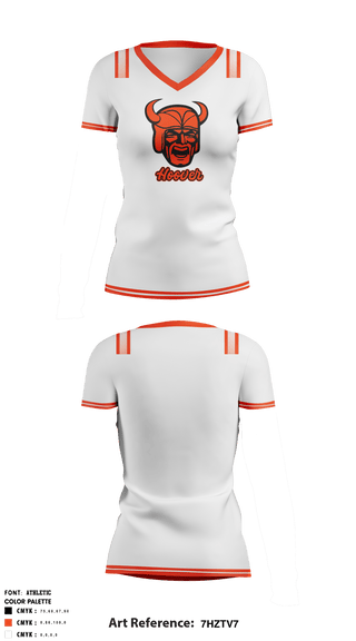 Women's Short Sleeve Vneck Shirt, North canton Hoover Vikings baseball, Baseball, Teamtime, Team time, sublimation, custom sports apparel, team uniforms, spirit wear, spiritwear, sports uniforms, custom shirts, team store, custom team store, fundraiser sports, apparel fundraiser