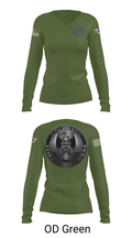 D Co, 2-10 AHB Quality Control 39202229 Women's Long Sleeve V-neck Shirt - 40