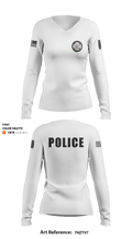 Bay Minette Police Department 41328135 Women's Long Sleeve V-neck Shirt - 8
