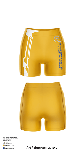 Compression Shorts, Albany State University Women's Volleyball, Women's Volleyball, Teamtime, Team time, sublimation, custom sports apparel, team uniforms, spirit wear, spiritwear, sports uniforms, custom shirts, team store, custom team store, fundraiser sports, apparel fundraiser
