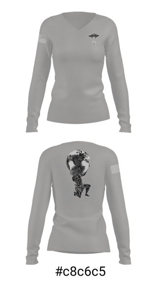 Women's Long Sleeve Vneck Shirt, , Air Force, Teamtime, Team time, sublimation, custom sports apparel, team uniforms, spirit wear, spiritwear, sports uniforms, custom shirts, team store, custom team store, fundraiser sports, apparel fundraiser
