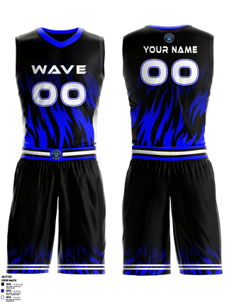 Mens Basketball Jersey, WAVE Basketball Academy, Men's Basketball, Teamtime, Team time, sublimation, custom sports apparel, team uniforms, spirit wear, spiritwear, sports uniforms, custom shirts, team store, custom team store, fundraiser sports, apparel fundraiser