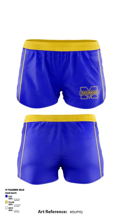 Mira Mesa High School Baseball 3312042 Women's Shorts - 1