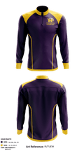 Hanford High School Basketball 16936273 Quarter Zip Jacket - 1
