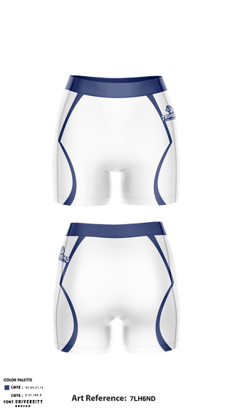 Women's Shorts, Trinidad High School Volleyball, Women's Volleyball, Teamtime, Team time, sublimation, custom sports apparel, team uniforms, spirit wear, spiritwear, sports uniforms, custom shirts, team store, custom team store, fundraiser sports, apparel fundraiser