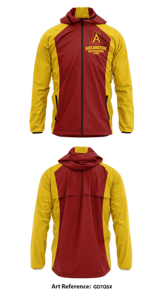 Windbreaker, Arlington High School Cheer, School Spirit Store, Teamtime, Team time, sublimation, custom sports apparel, team uniforms, spirit wear, spiritwear, sports uniforms, custom shirts, team store, custom team store, fundraiser sports, apparel fundraiser