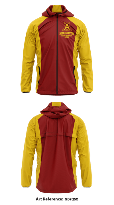 Arlington High School Cheer 94877898 Windbreaker - 1