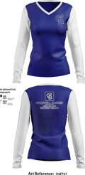 Coldwell Banker Associated Brokers Realty 37271838 Women's Long Sleeve V-neck Shirt - 1