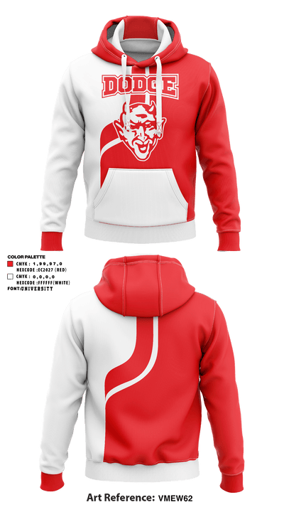 Dodge City High School Track 57505598 Hoodie - 1