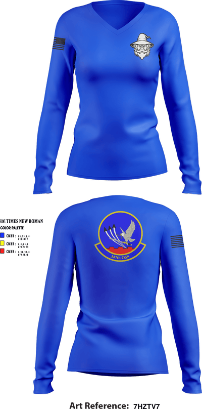 Rescue AFE 23786541 Women's Long Sleeve V-neck Shirt - 3