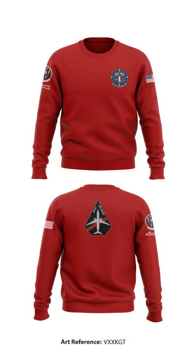 VP-10 Red Lancers 78238419 Crew Neck Sweatshirt - 3
