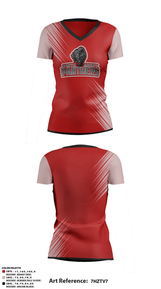 Women's Short Sleeve Vneck Shirt, Perth Amboy High School Softball, Softball, Teamtime, Team time, sublimation, custom sports apparel, team uniforms, spirit wear, spiritwear, sports uniforms, custom shirts, team store, custom team store, fundraiser sports, apparel fundraiser