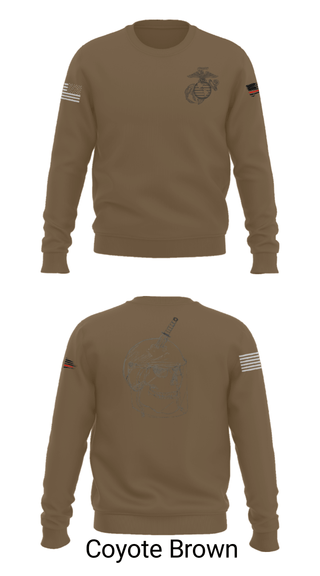 Crew Neck Sweatshirt, , Marines, Teamtime, Team time, sublimation, custom sports apparel, team uniforms, spirit wear, spiritwear, sports uniforms, custom shirts, team store, custom team store, fundraiser sports, apparel fundraiser
