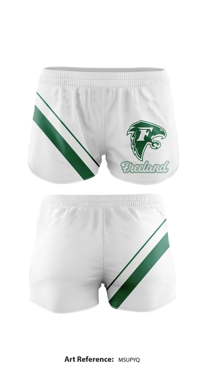 Freeland softball 26658764 Women's Shorts - 1