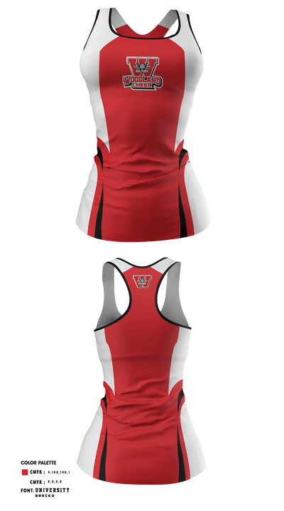 Woodland High School Cheer 1987652 Tank Top - 1