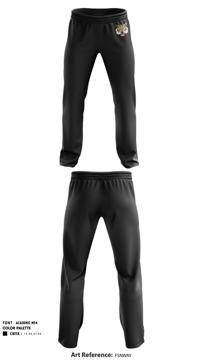 Flint River Wildcats 89708020 Sweatpants - 1
