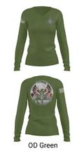 707th OD CO (EOD) 59109694 Women's Long Sleeve V-neck Shirt - 33
