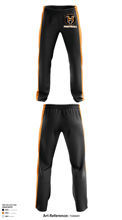 Hoover Bucs Youth Football and Cheerleading 10637219 Sweatpants - 1