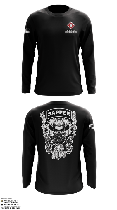 2nd PLT Chainsmokers 3207502 Long Sleeve Performance Shirt - 2