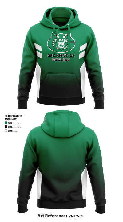Greeneville Bowling 12785046 Hoodie - 1