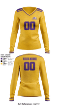Ouachita Baptist University 31248952 Women's Long Sleeve V-neck Shirt - 2