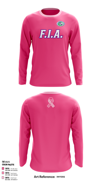 Faith In Action Ministries & Athletics 82966824 Long Sleeve Performance Shirt - 2