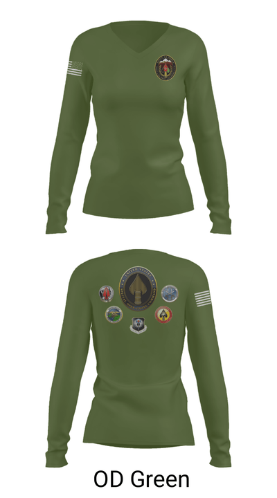 SOJTF-A 7081199 Women's Long Sleeve V-neck Shirt - 40