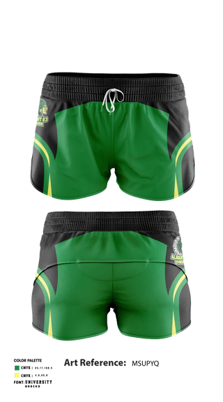 Womens Soccer Shorts, Albany R-3 School Cheer, School Spirit Store, Teamtime, Team time, sublimation, custom sports apparel, team uniforms, spirit wear, spiritwear, sports uniforms, custom shirts, team store, custom team store, fundraiser sports, apparel fundraiser