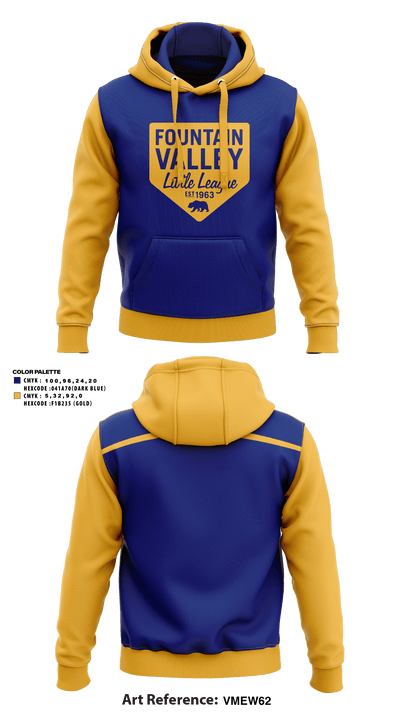 Fountain Valley Little League 36472365 Hoodie - 1