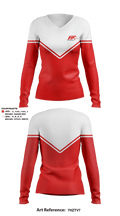 Trussville Lacrosse 62048401 Women's Long Sleeve V-neck Shirt - 1