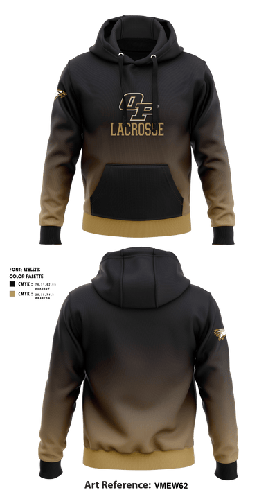 Oak Park High School Lacrosse 65848983 Hoodie - 5