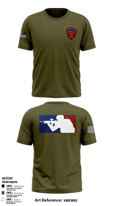 Cyndicate Operational Group 92143460 Short Sleeve Performance Shirt - 3