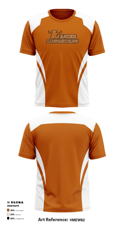 Lanier High School Cheer 4670851 Short Sleeve Performance Shirt - 1