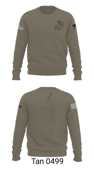 Crew Neck Sweatshirt, , Marines, Teamtime, Team time, sublimation, custom sports apparel, team uniforms, spirit wear, spiritwear, sports uniforms, custom shirts, team store, custom team store, fundraiser sports, apparel fundraiser