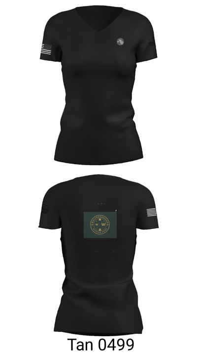 Wulfenkrieger 67748989 Women's Short Sleeve V-neck Shirt - 7