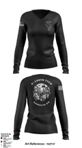 2-130th TTCS 72219960 Women's Long Sleeve V-neck Shirt - 4