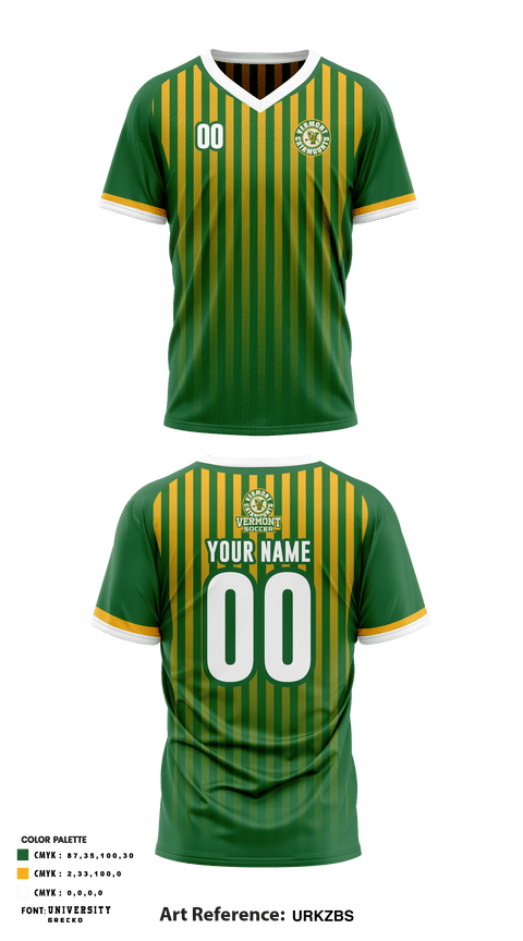 Mens Soccer Jersey, University of Vermont Soccer, Men's Soccer, Teamtime, Team time, sublimation, custom sports apparel, team uniforms, spirit wear, spiritwear, sports uniforms, custom shirts, team store, custom team store, fundraiser sports, apparel fundraiser
