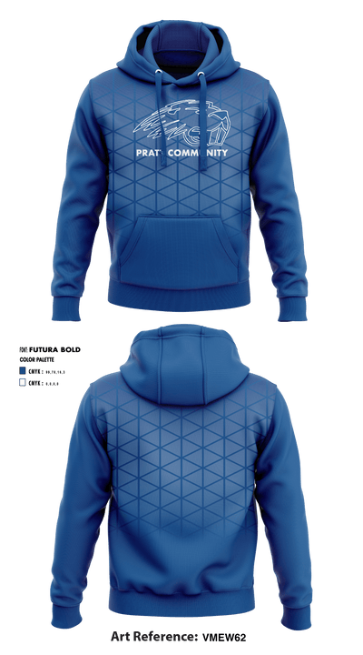 Pratt Community College Basketball 33918301 Hoodie - 1
