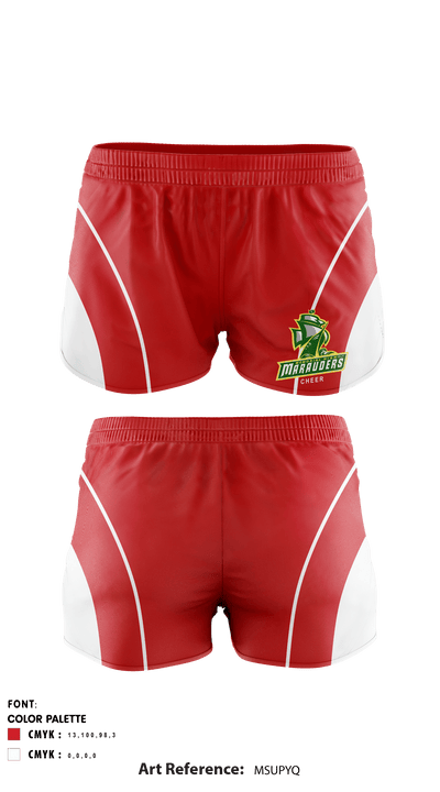Memorial High School Cheer 12009411 Track Shorts - 2