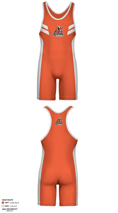Mount Vernon Township High School Wrestling 38577303 Wrestling Singlet - 1