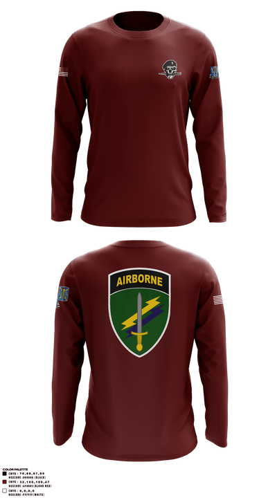 412th CA BN 7900272 Long Sleeve Performance Shirt - 2