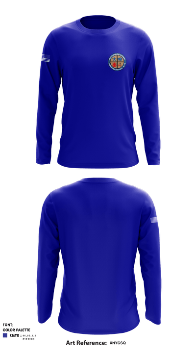 Spartanburg 9-1-1 4875314 Long Sleeve Performance Shirt - 1