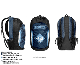 Gear Bag, DMV Rebels Basketball Club, Men's Basketball, Teamtime, Team time, sublimation, custom sports apparel, team uniforms, spirit wear, spiritwear, sports uniforms, custom shirts, team store, custom team store, fundraiser sports, apparel fundraiser