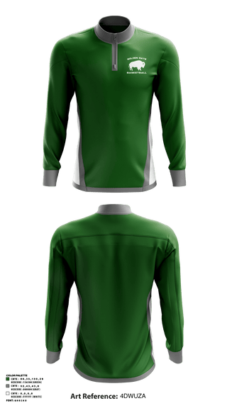 Quarter Zip Jacket, The Herd, Men's Basketball, Teamtime, Team time, sublimation, custom sports apparel, team uniforms, spirit wear, spiritwear, sports uniforms, custom shirts, team store, custom team store, fundraiser sports, apparel fundraiser