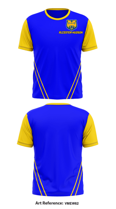Alcester-Hudson High School 17598476 Short Sleeve Performance Shirt - 4
