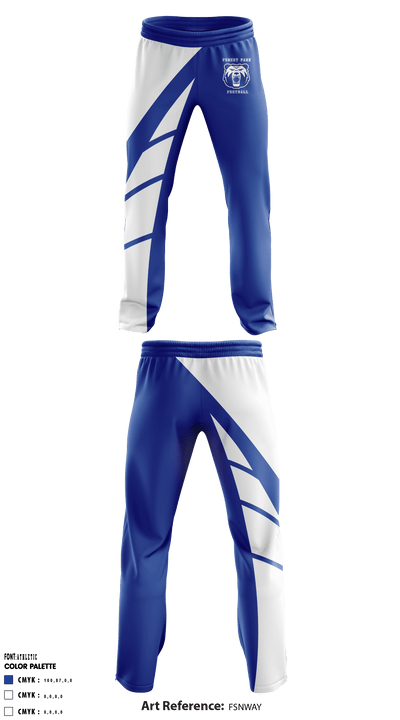Forest Park High School Football 86634830 Sweatpants - 1