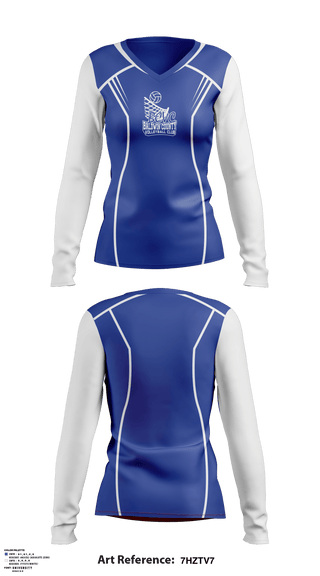 Women's Long Sleeve Vneck Shirt, Baldwin County Volleyball Club, Women's Volleyball, Teamtime, Team time, sublimation, custom sports apparel, team uniforms, spirit wear, spiritwear, sports uniforms, custom shirts, team store, custom team store, fundraiser sports, apparel fundraiser