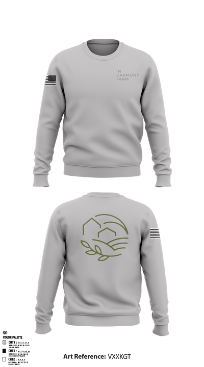 In harmony farm 30595120 Crew Neck Sweatshirt - 1